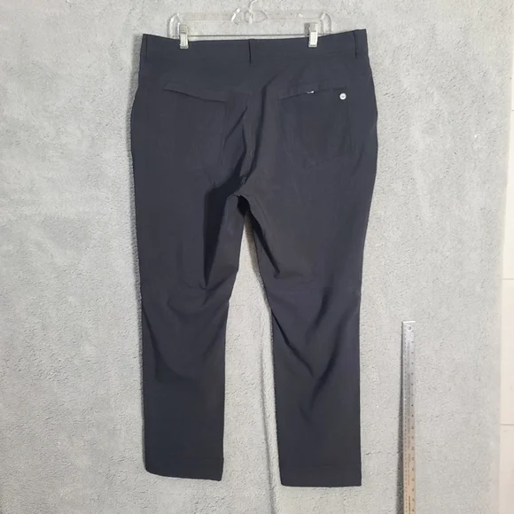 Hi-Tec Black Pants Classic Straight Leg - Picture 7 of 10